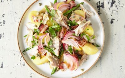 Maryam’s Favorite Smoked mackerel, potato and green bean salad